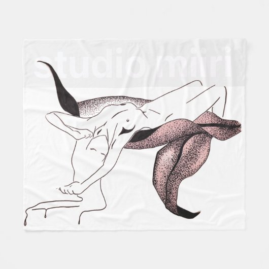 FLEECE BLANKET studio miiri Deken (Voorkant (Horizontaal))