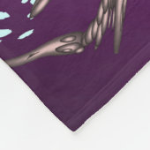 Fleece Blanket, temlaat, bloemperk, elegant Deken (Hoek)