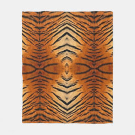 Fleece Blanket Tiger style  Deken