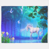 Fleece Blanket/Unicorn (Voorkant (Horizontaal))