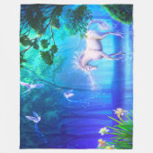 Fleece Blanket/Unicorn Deken (Voorkant)