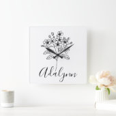 Fleece Blanket Vierkante Klok (Huis)