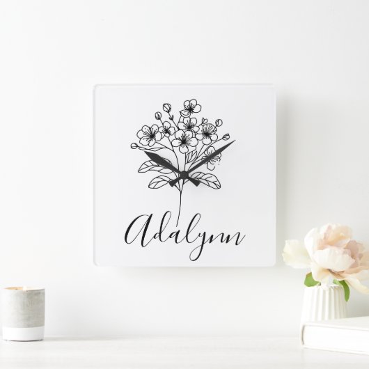 Fleece Blanket Vierkante Klok (Huis)