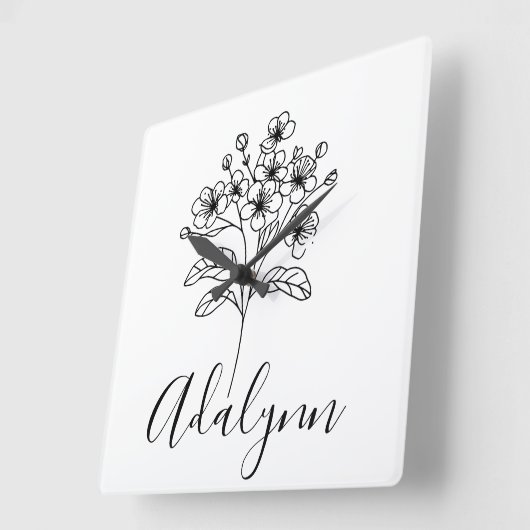 Fleece Blanket Vierkante Klok (Hoek)