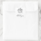 Fleece Blanket Vierkante Sticker (Tas)