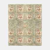 FLEECE BLANKET : WILLIAM MORRIS : HONEYSUCKLE (Voorkant)