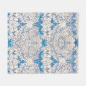 FLEECE BLANKET : WILLIAM MORRIS : HONEYSUCKLE (Voorkant (Horizontaal))