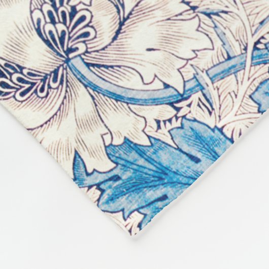 FLEECE BLANKET : WILLIAM MORRIS : HONEYSUCKLE (Hoek)