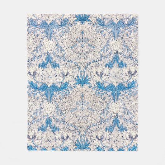 FLEECE BLANKET : WILLIAM MORRIS : HONEYSUCKLE DEKEN (Voorkant)