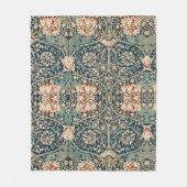 FLEECE BLANKET : WILLIAM MORRIS : HONEYSUCKLE DEKEN (Voorkant)