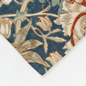 FLEECE BLANKET : WILLIAM MORRIS : HONEYSUCKLE DEKEN (Hoek)