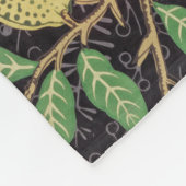 FLEECE BLANKET : WILLIAM MORRIS : POMEGRANTE DEKEN (Hoek)