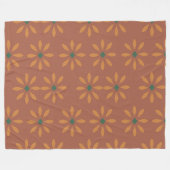 Fleece blanket with flower pattern (Voorkant (Horizontaal))