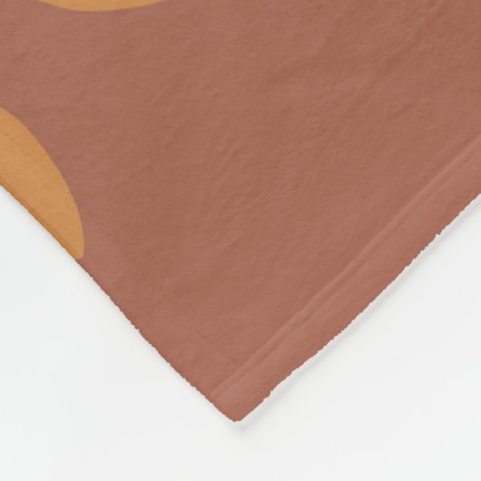 Fleece blanket with flower pattern (Hoek)