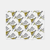 FLEECE BLANKETS - MEDIUM- OF ZELDZAME MARTINI-OLIJ (Voorkant (Horizontaal))