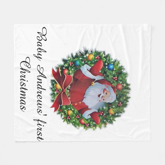 Fleece Blankets Put your baby's name Here Deken (Voorkant (Horizontaal))