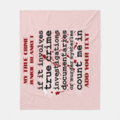 Fleece deken (Voorkant)
