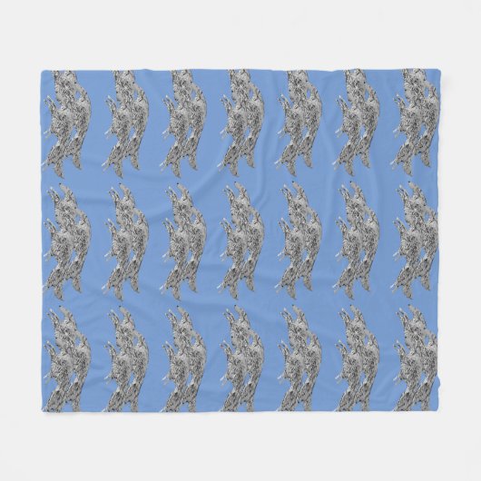FLEECE DEKEN (Voorkant (Horizontaal))