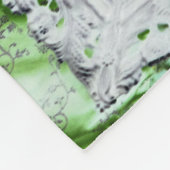 Fleece deken 5 Zilveren lijst foto-inserts (Hoek)