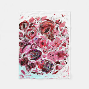 Fleece deken, 76,2 cm x 101,6 cm Rood Deken
