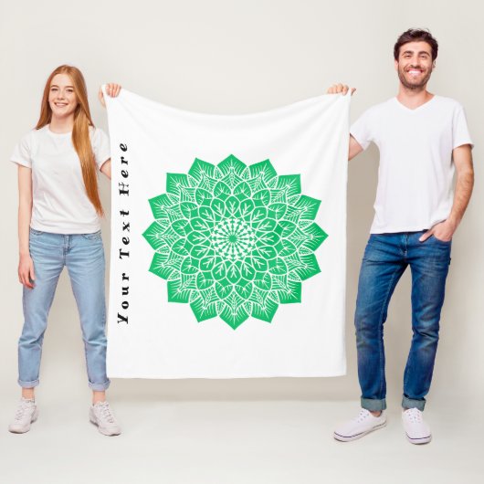 Fleece Deken Aangepaste Jouw tekst Hier Tekst Afbe (In situ)