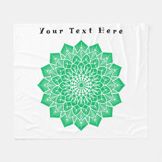Fleece Deken Aangepaste Jouw tekst Hier Tekst Afbe (Voorkant (Horizontaal))