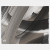 Fleece deken Abstract HomeTerra's zachte fluisteri (Voorkant (Horizontaal))