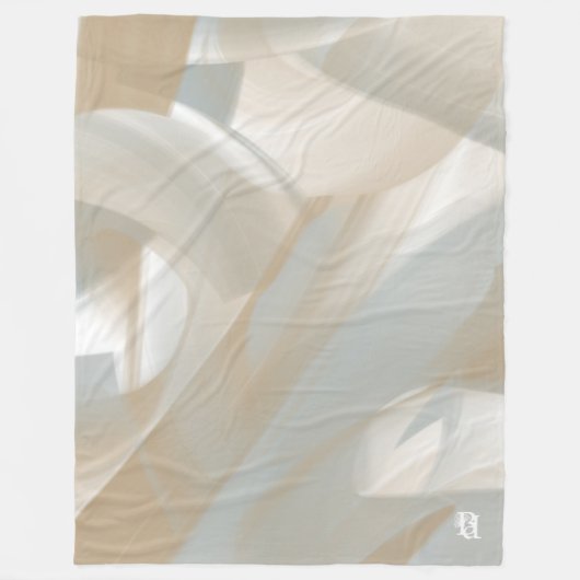 Fleece Deken Abstract Huis Trend Sandy Tornado (Voorkant)