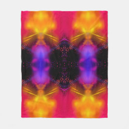 Fleece deken abstracte stijl