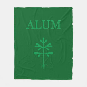 Fleece Deken, Aluminium Groen Deken