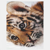 Fleece deken/Baby tijger Deken (Voorkant)