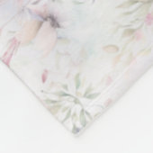 Fleece Deken, bloemenweide Deken (Hoek)
