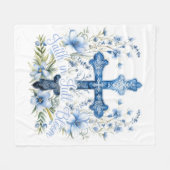 Fleece Deken Christelijk Geloof in Volle Bloei (Voorkant (Horizontaal))