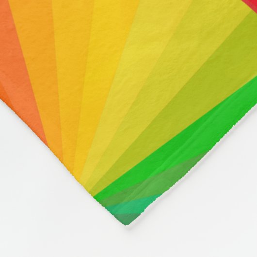 Fleece deken - Citrus Fans (Hoek)