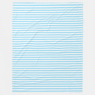 Fleece deken Clearwater Stripe capri blauw