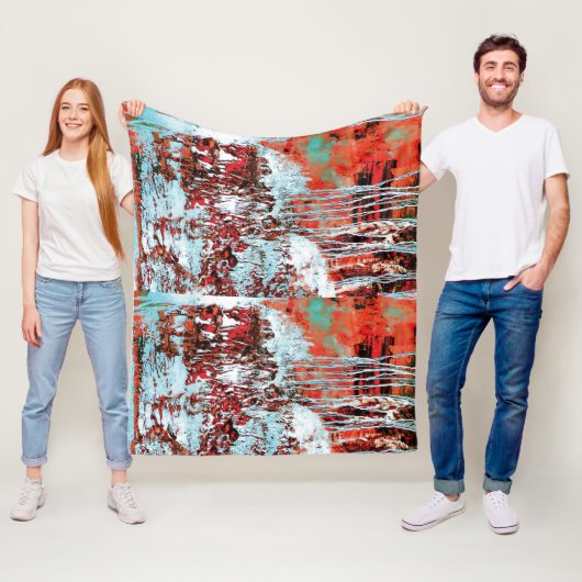 Fleece deken – Corrosion Pulse (In situ)
