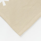 Fleece deken Cute Rendier Gepersonaliseerde Namen (Hoek)