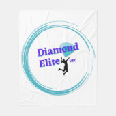Fleece Deken Diamant Elite VBC (Voorkant)
