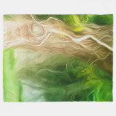 Fleece Deken Dream Light Green Tree (Voorkant (Horizontaal))
