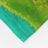 Fleece Deken, Fantasy mooie zeemeermin in zee Deken (Hoek)