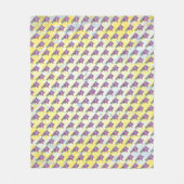 Fleece Deken - Geel, Kinderen Kamer Collectie (Voorkant)