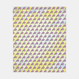 Fleece Deken - Geel, Kinderen Kamer Collectie