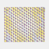 Fleece Deken - Geel, Kinderen Kamer Collectie (Voorkant (Horizontaal))