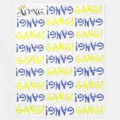 Fleece deken, groot 150 cm x 200 cm deken (Voorkant)