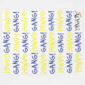 Fleece deken, groot 150 cm x 200 cm deken (Voorkant (Horizontaal))