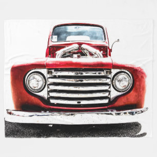 Fleece deken Klassieke Vintage Truck