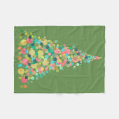 Fleece deken, kleine vakantieboom (Voorkant (Horizontaal))