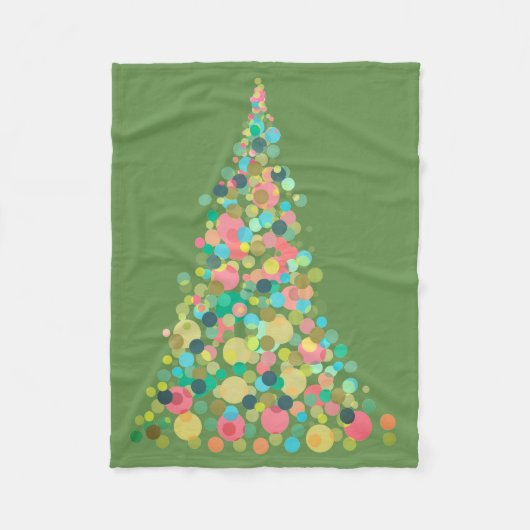 Fleece deken, kleine vakantieboom deken (Voorkant)
