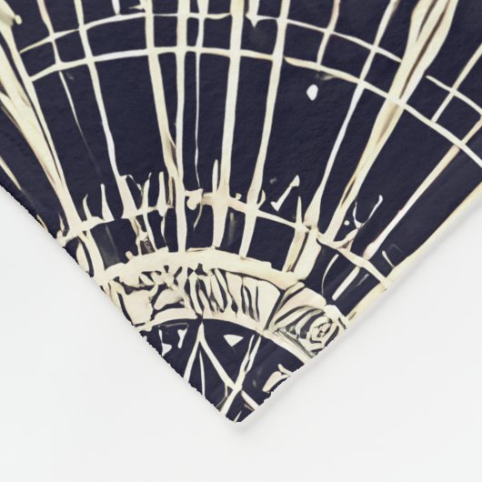 Fleece Deken Kosmische Mythologie Zon en Hemel Sym (Hoek)