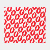 Fleece deken/lippen deken (Voorkant (Horizontaal))